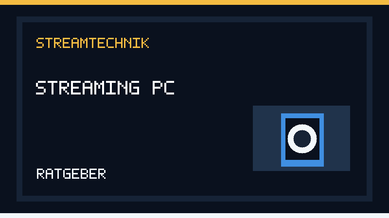 Streaming-PC: Illustration eines PC-Towers mit Gehaeuselueftern