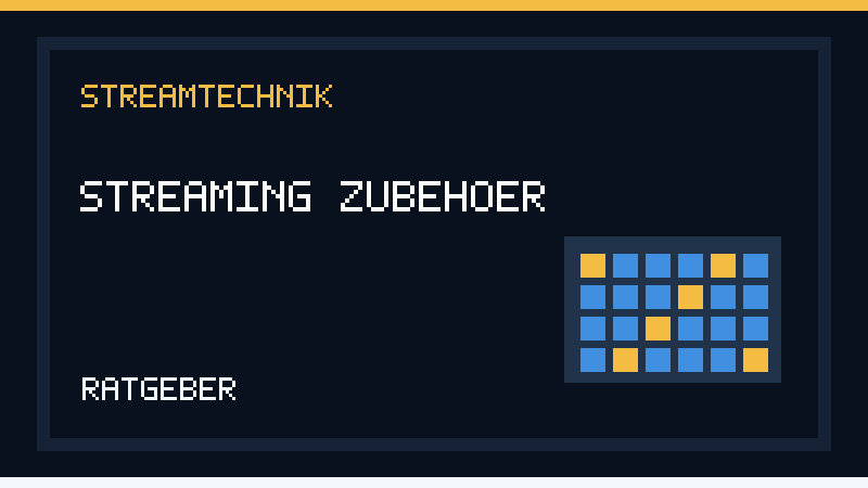 Streaming-Zubehoer: Illustration eines Tastencontrollers
